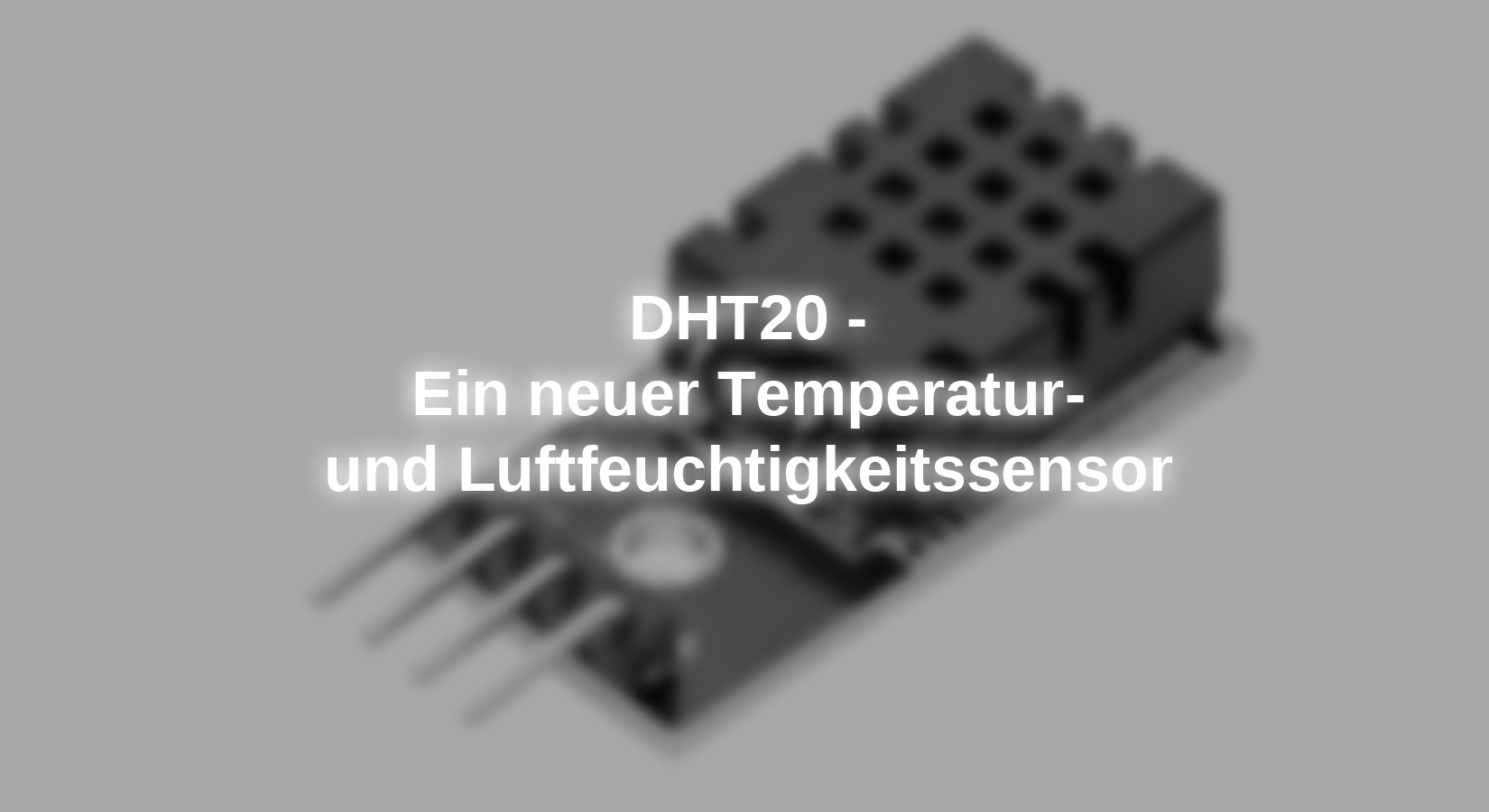 Grove - Temperature&Humidity Sensor(DHT20)