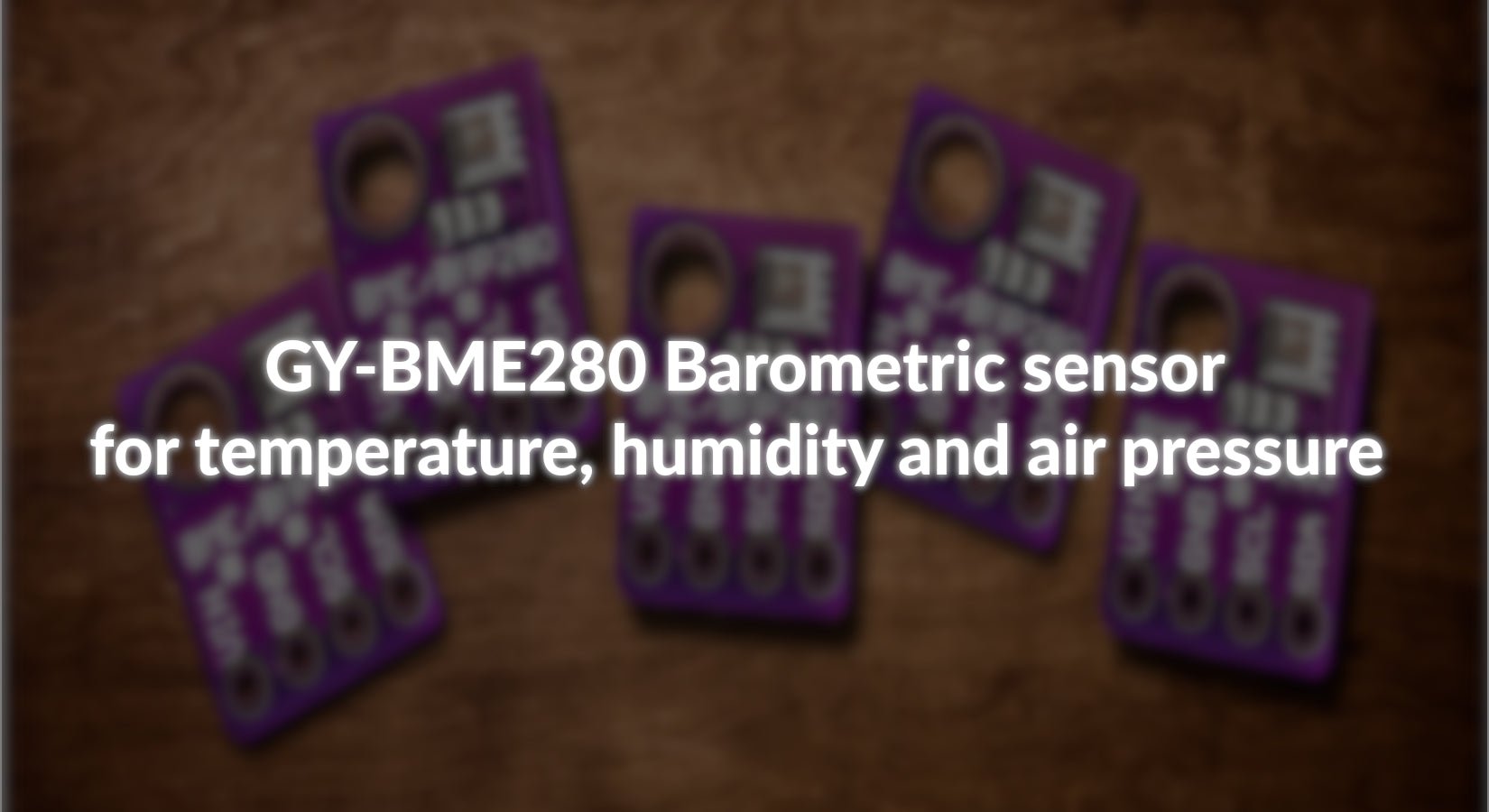 BME280 Barometric Pressure, Temperature & Humidity sensor i2c – RasPiO Store