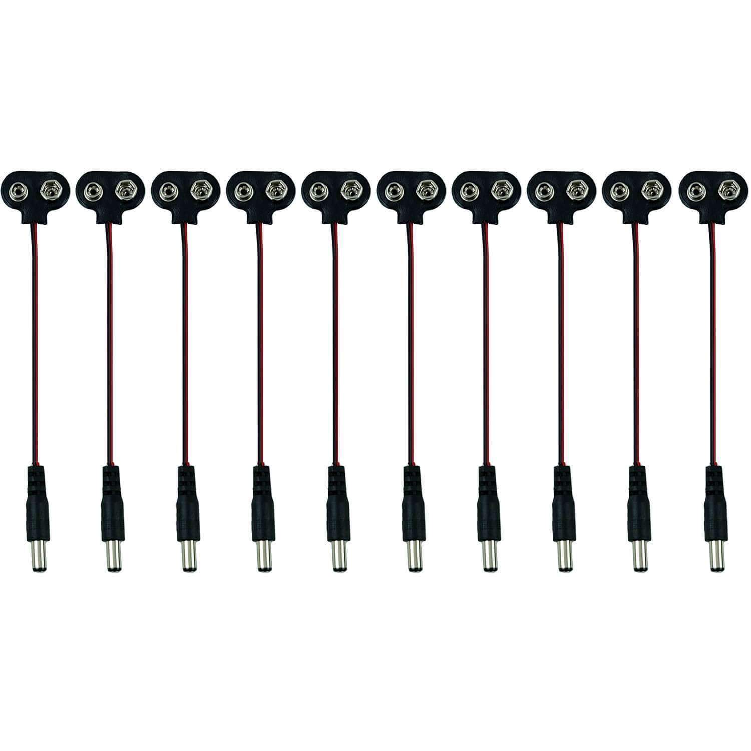 20 Stück 9-v-batterie-clip-anschluss Lange Kabelverbindung,  Hartschalen-schwarz-rot-anschluss (i-typ) - Spielzeug & Spiele - Temu  Germany