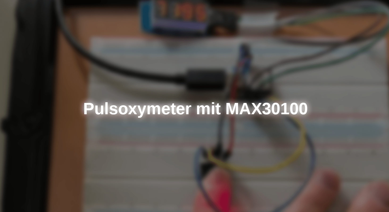 Pulsoxymeter mit MAX30100 - AZ-Delivery