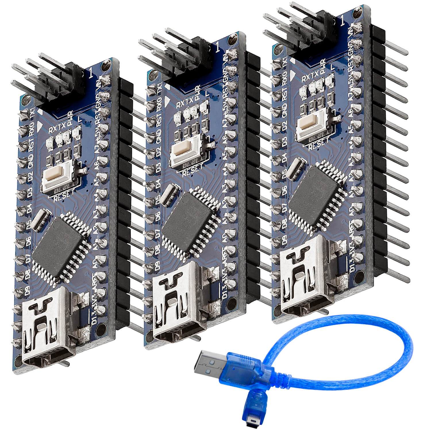 Promo Bundle: AZ-Nano V3-Board Atmega328 CH340 fertig verlötete + Terminal Adapter Board