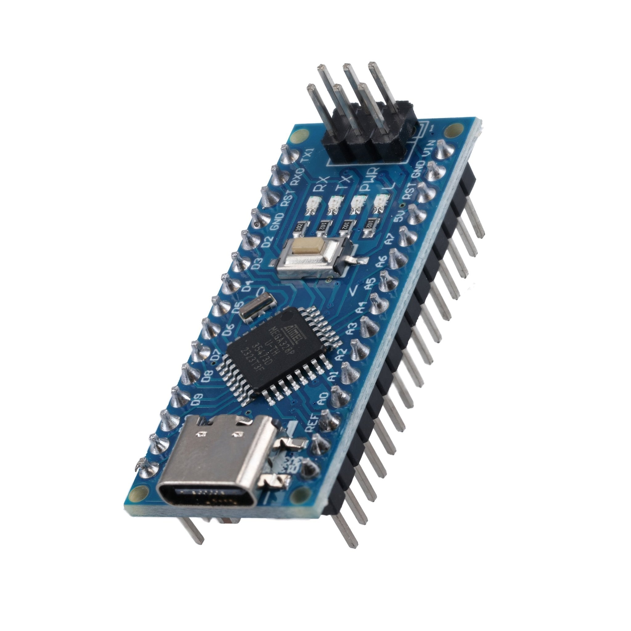 AZ - Nano V3 - Board mit USB - C Anschluss mit Atmega328 CH340 fertig verlötete, verbesserte Version - AZ - Delivery