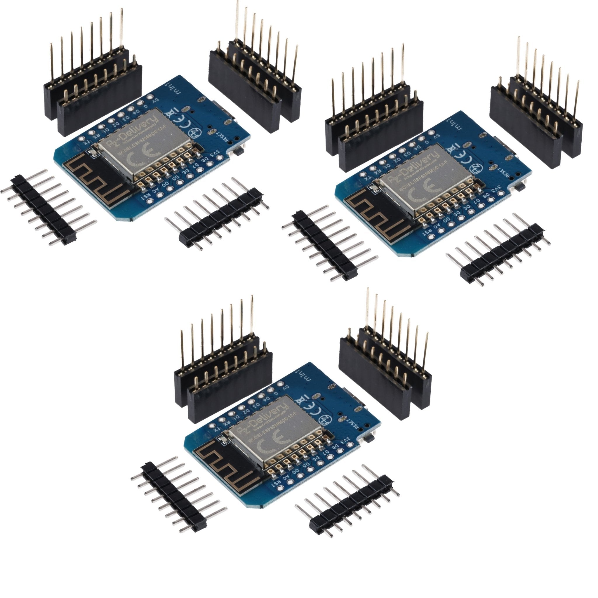 D1 Mini NodeMcu mit ESP8266 - 12F mit USB - C Anschluss WLAN Module CH340G Lua kompatibel mit Arduino - AZ - Delivery