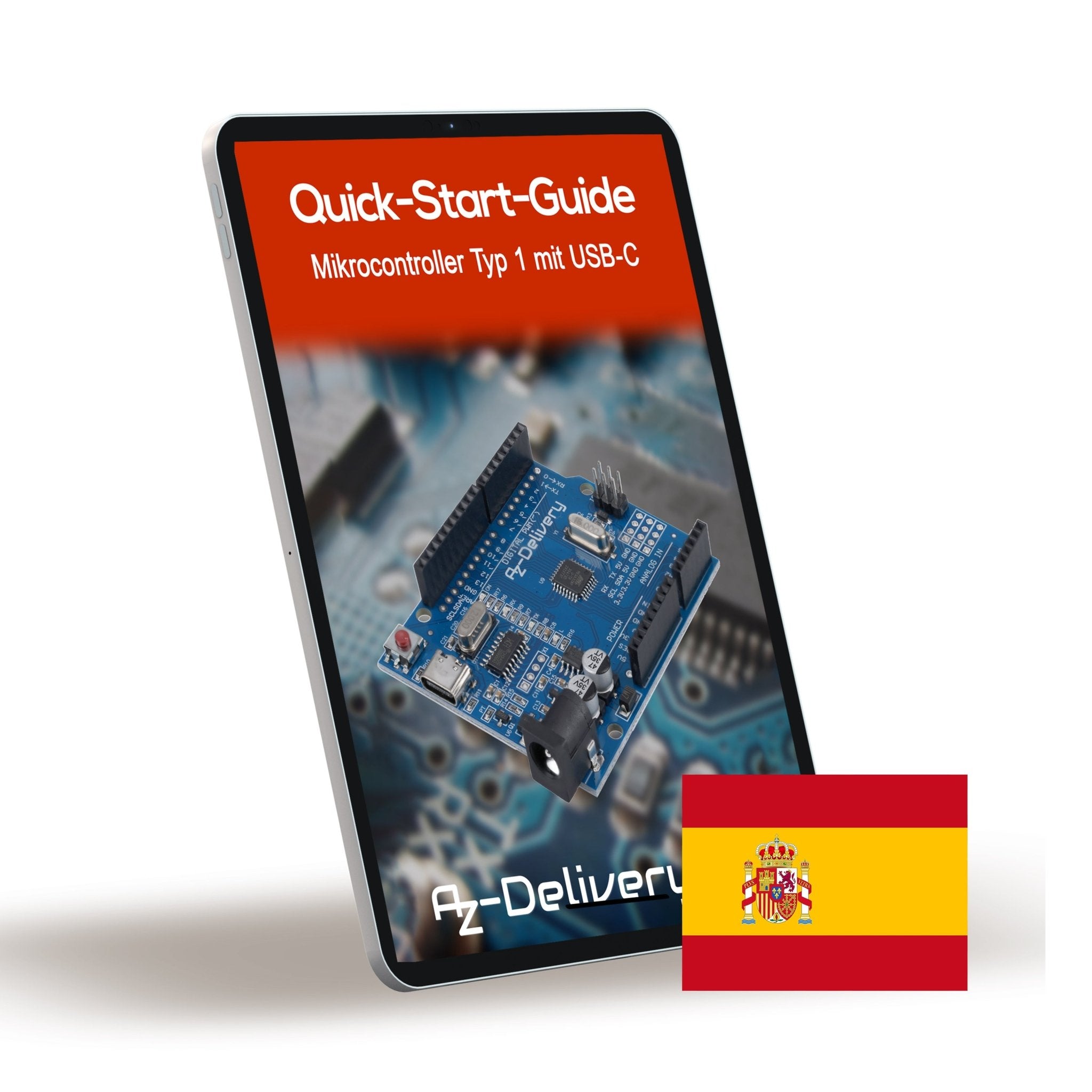 Mikrocontroller Board AZ - ATmega328 - Board mit USB - C Anschluss - AZ - Delivery