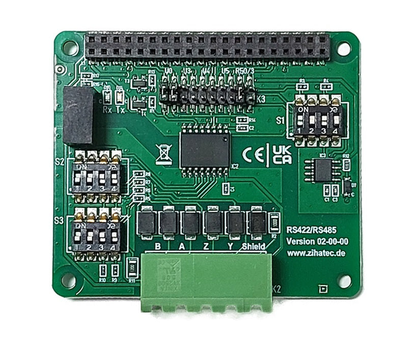 CHAPEAU RS422 / RS485 pour Raspberry Pi avec isolation électrique