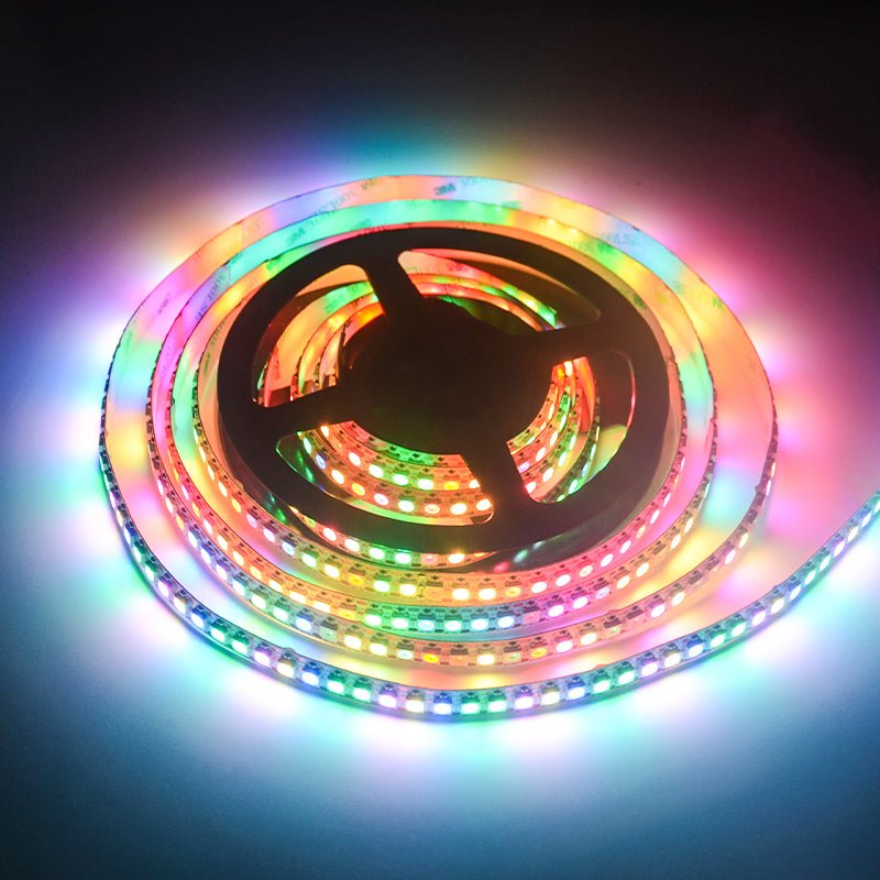 WS2812B 144 LEDs/m 144 Pixels/m LED Strip RGB adressierbarer LED Streifen mit 5050 SMD LEDs IP20 Weiß nicht Wasserdicht - AZ - Delivery