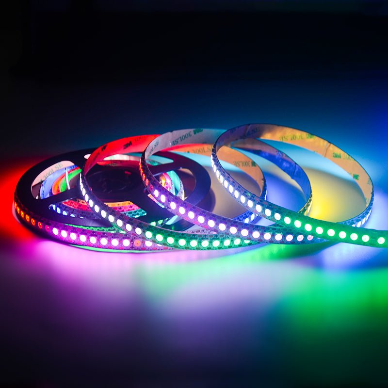 WS2812B 144 LEDs/m 144 Pixels/m LED Strip RGB adressierbarer LED Streifen mit 5050 SMD LEDs IP20 Weiß nicht Wasserdicht - AZ - Delivery