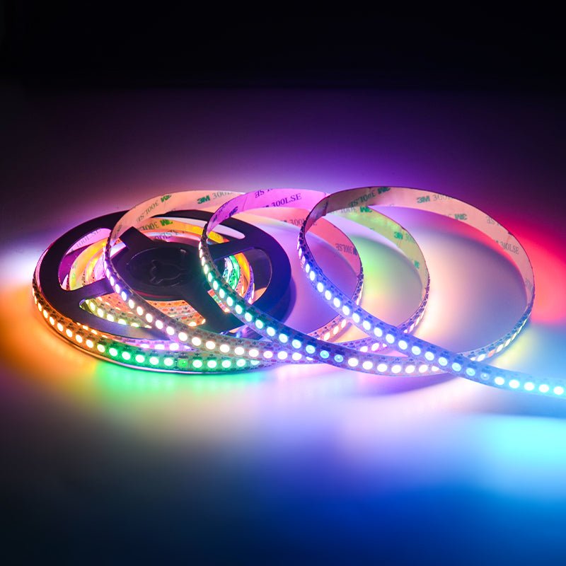 WS2812B 144 LEDs/m 144 Pixels/m LED Strip RGB adressierbarer LED Streifen mit 5050 SMD LEDs IP20 Weiß nicht Wasserdicht - AZ - Delivery