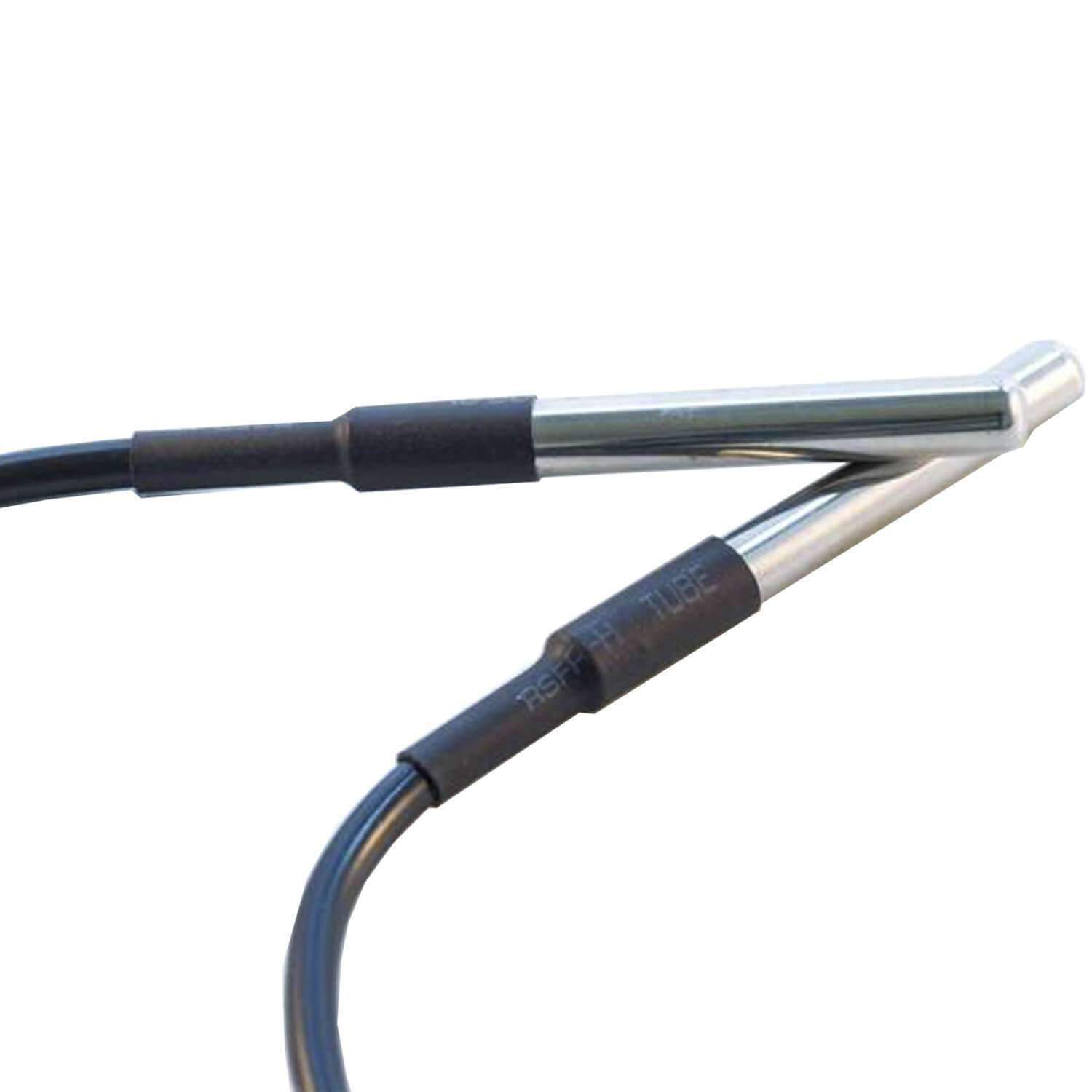 DS18B20 Câble de 1M capteur de température numérique en acier inoxydable  sans gaine thermorétractable, compatible avec Arduino et Raspberry Pi
