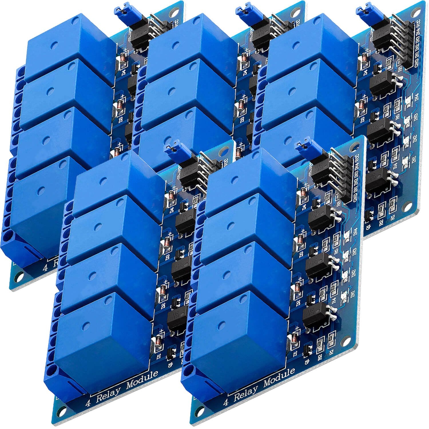 4-Channel Module de relais 5V pour Arduino - A2itronic