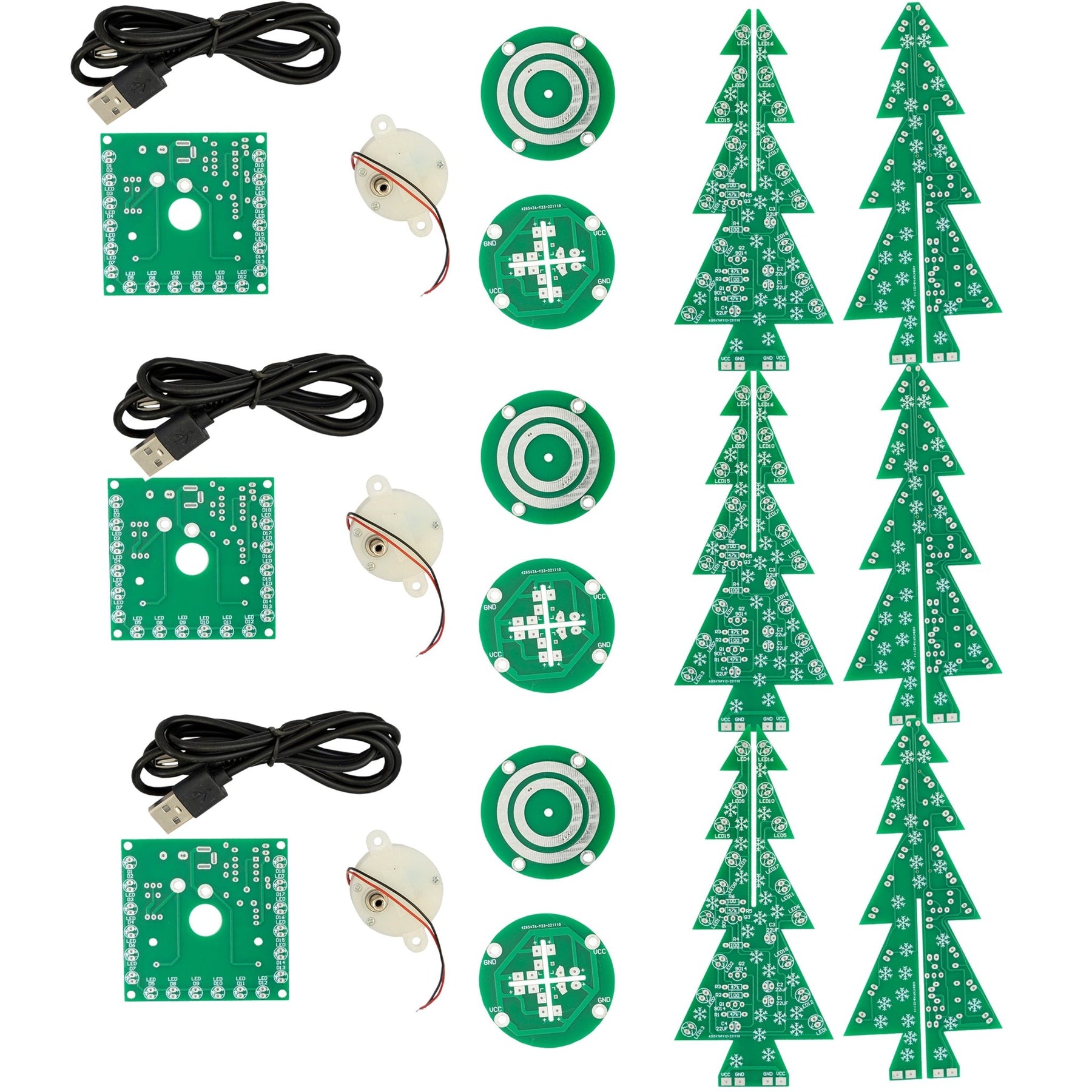 DIY LED Weihnachtsbaum Kit Weihnachtsbaum Elektronik Bausatz zum Löte