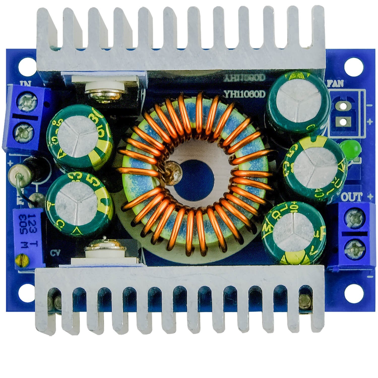 XL4016E1 DC-DC Step Down Converter, adjustable 5-40V to 1.2-36V 12A  compatible with Arduino